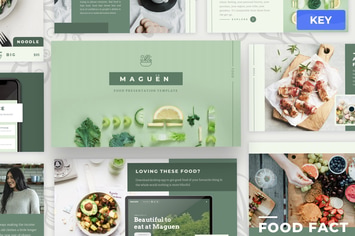 Maguen - Food Keynote Presentation Template