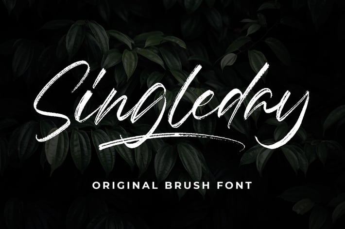 Singleday - Brush Font