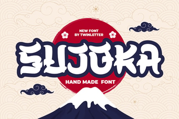 SUJOKA Japanese Style Font