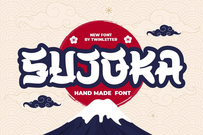 SUJOKA Japanese Style Font
