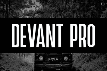 Devant Pro - Modern Typeface + WebFonts