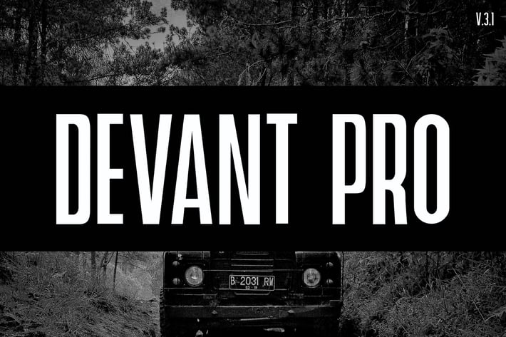 Devant Pro - Modern Typeface + WebFonts