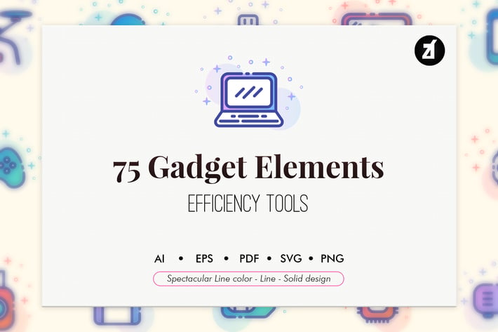 75 Gadget elements