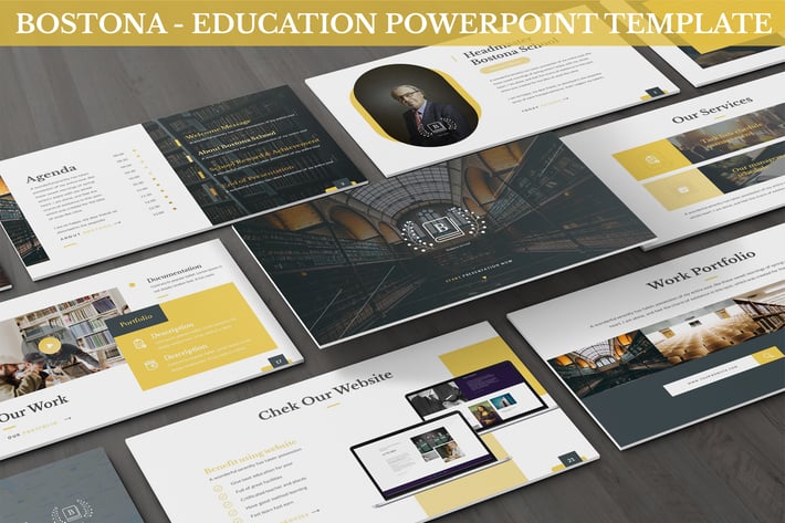 Bostona - Education Powerpoint Template