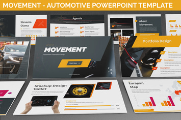 Movement - Automotive Powerpoint Template