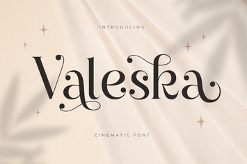 Valeska - Cinematic Font