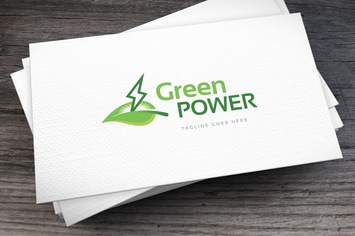 Green Power Logo Template