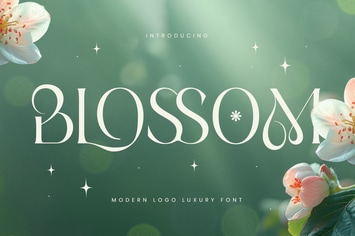 Blossom - Modern Logo Luxury Font