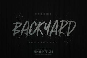 Backyard Natural Business Font