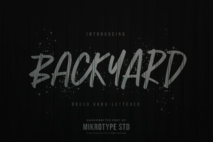 Backyard Natural Business Font