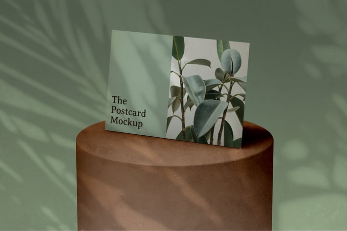Postcard Mockup - A6 Flyer and Post Card