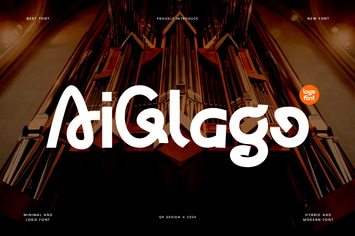 Aiglago - Hybrid Logo Sans Font