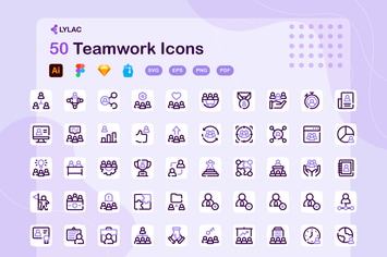 Lylac - Teamwork Icons