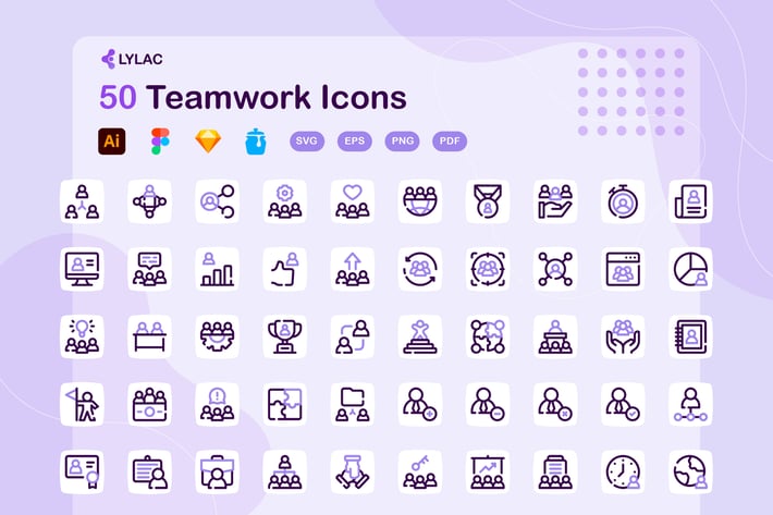 Lylac - Teamwork Icons