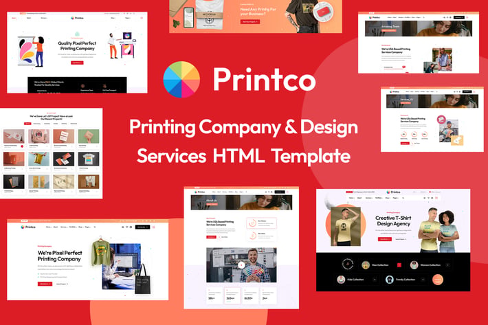 Printco - Printing Company & Service HTML Template