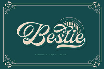 Bestie - Vintage Script