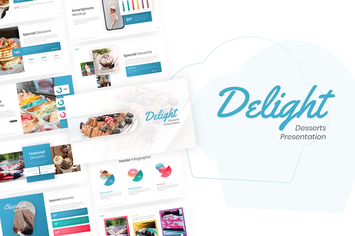Delight - Dessert & Cake Powerpoint Template