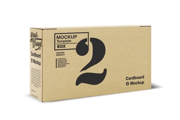 Kraft Box Mockup