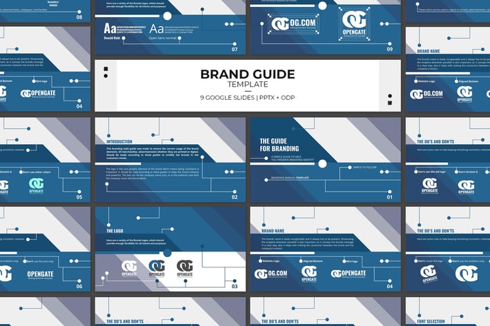 Google Slides Brand Guidelines Template