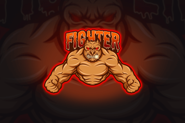Fighter - Mascot & Esport Logo