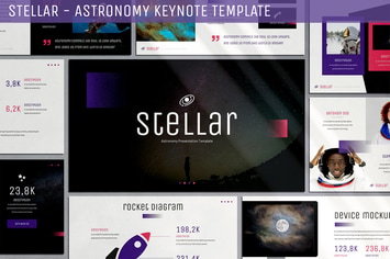 Stellar - Astronomy Keynote Template
