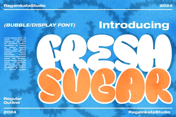 Fresh Sugar - Classic Bubble Font