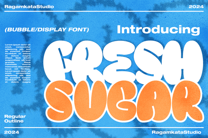 Fresh Sugar - Classic Bubble Font