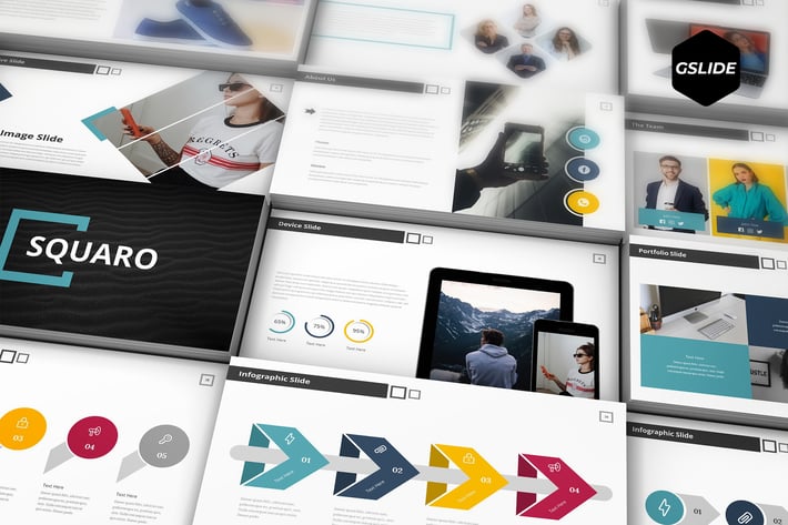 Squaro - Google Slide Template