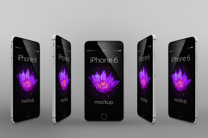iPhone 6 Photorealistic Responsive Mock-Ups Vol.2