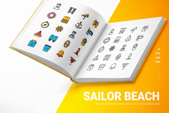 Sailor Beach - Icons