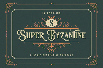 Super Byzantine - Decorative Font