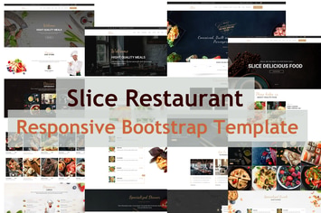 Slice Restaurant - Responsive Bootstrap Template