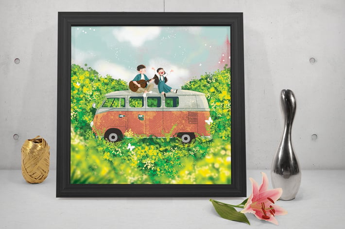 Happiness Concept Illustration - Nh