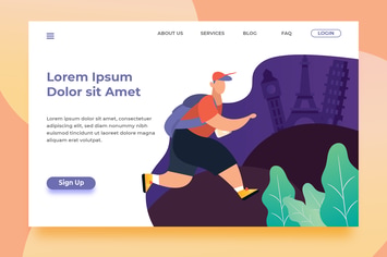 Traveling - Header Landing Page