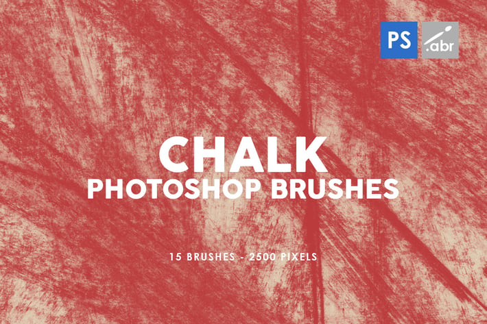 Chalk Texture Photoshop Stamp Brushes 2