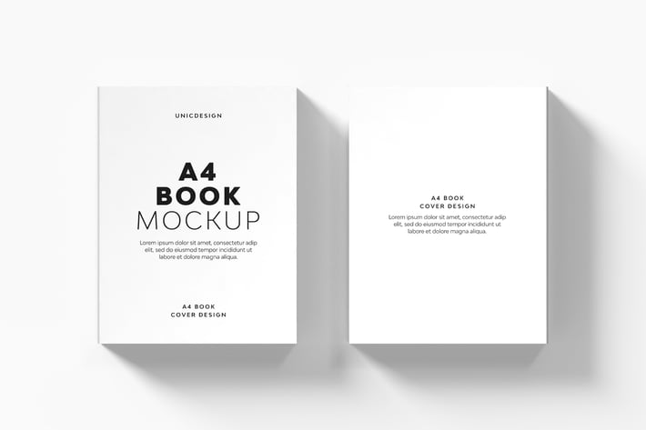 A4 Book Mockup