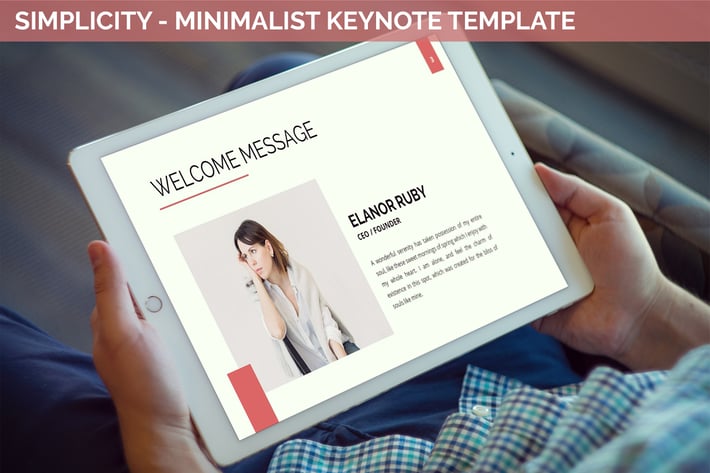 Simplycity - Minimalist Keynote Template