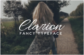 CLARION -  Fancy Handwriting / Decorative Typeface