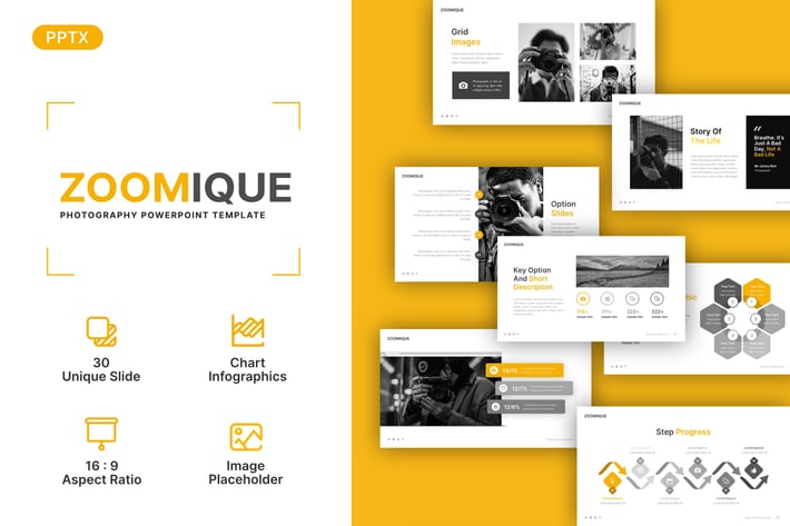 Zoomique Photography Presentation Template