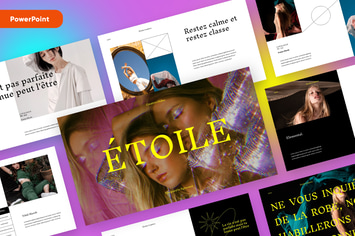 ETOILE - Fashion & Art Exhibition Powerpoint 