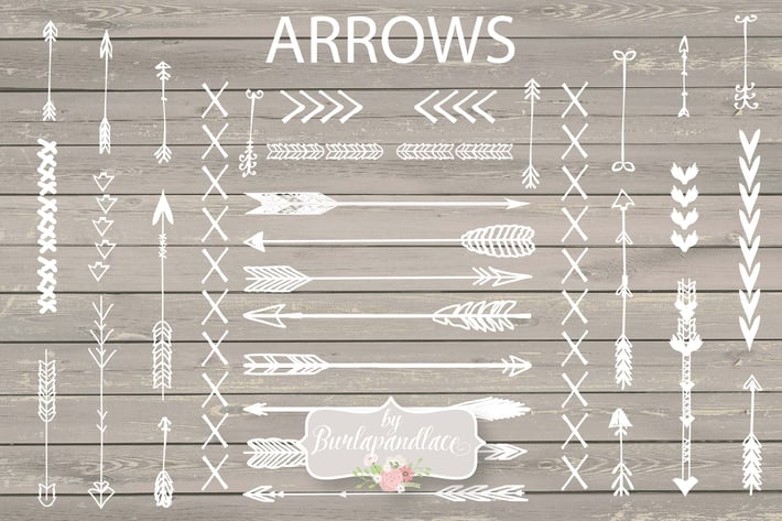 Arrows hand draw