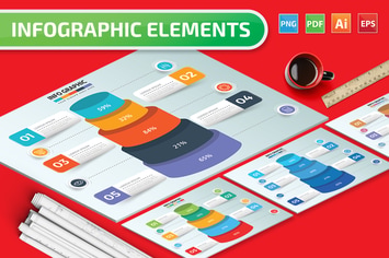 Pyramid Infographics design