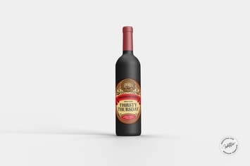 Syrup Bottle - Mockup Template