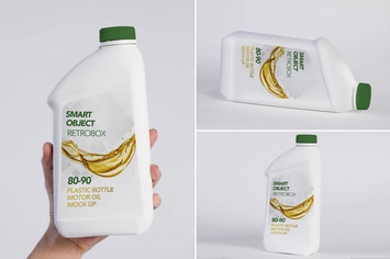 Oil Bottle Mock Up