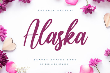Alaska - Beauty Script Font