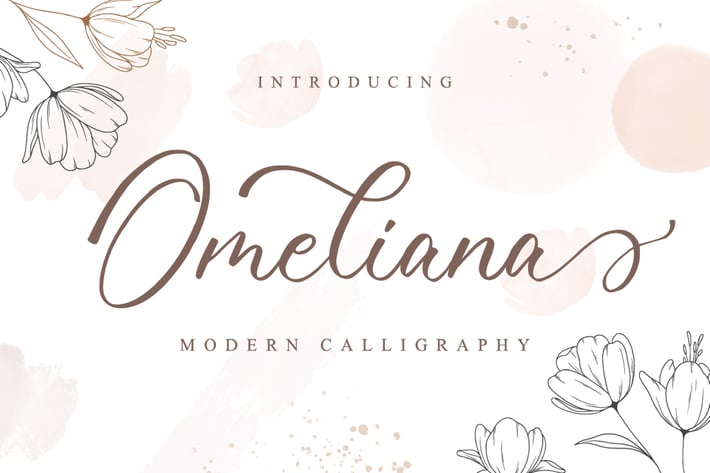 Omeliana - Wedding Font