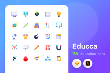 Educca - Education icons Vol.2