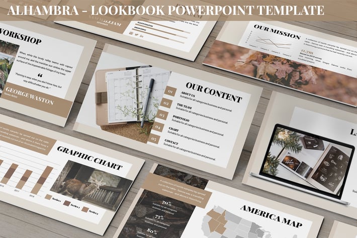 Alhambra - Lookbook Powerpoint Template