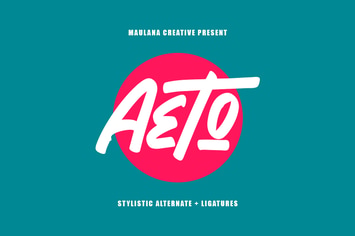 Aeto - Brush Handmade Font
