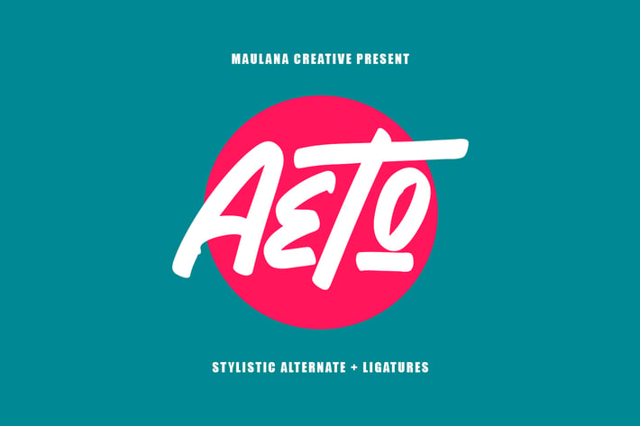 Aeto - Brush Handmade Font